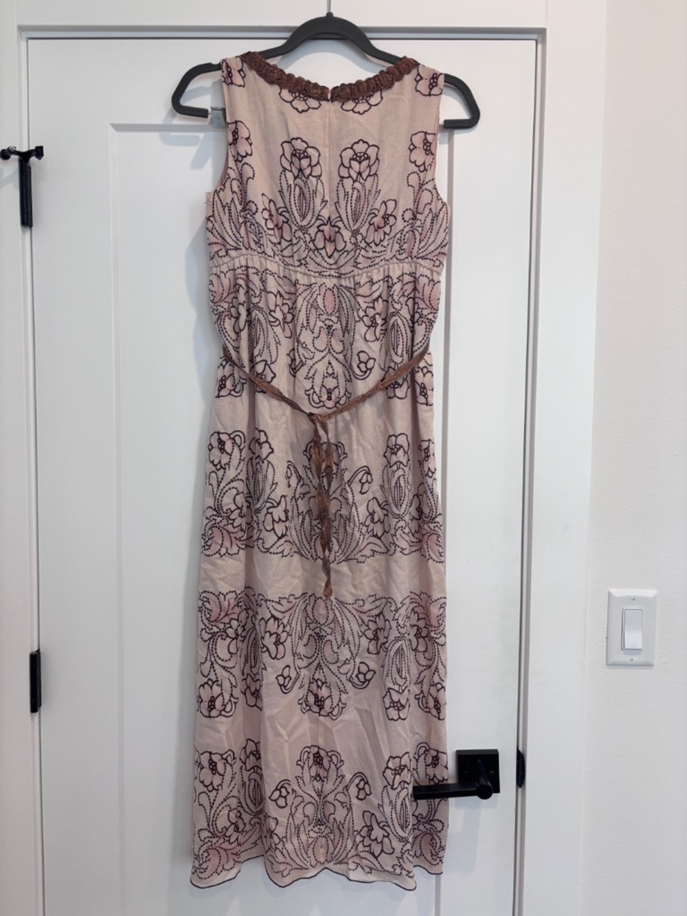 Anna Sui Art Nouveau Midi Dress Size 4 - Picture 4 of 4